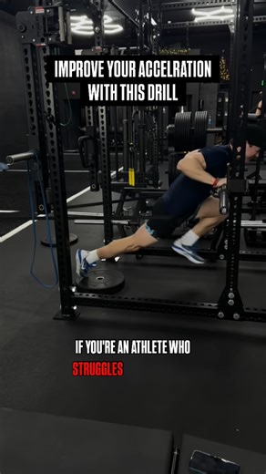 Athletes Of The Future on Instagram: "This drill teaches athletes how to push the ground away efficiently, which is the foundation of sprint acceleration. Here we have one of our college football athletes @qbjhiggs drilling this to reinforce his hip projection. He went on to PR is 10 yard acceleration right after⚡️. Try implementing this with your prep work on your next acceleration training day🤝🏾 #training #speed #acceleration #football"