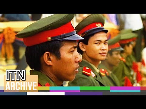 Vietnamese Troops Withdraw From Cambodia - Raw Footage of Phnom Penh Departure Ceremony (1989)