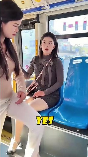 She chased away the “invisible man” and snatched the train seat