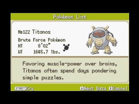 Pokemon Fakemon Fire Red Complete Pokedex