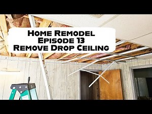 First Time Home Remodel | Episode 13: How To Remove Drop Ceiling