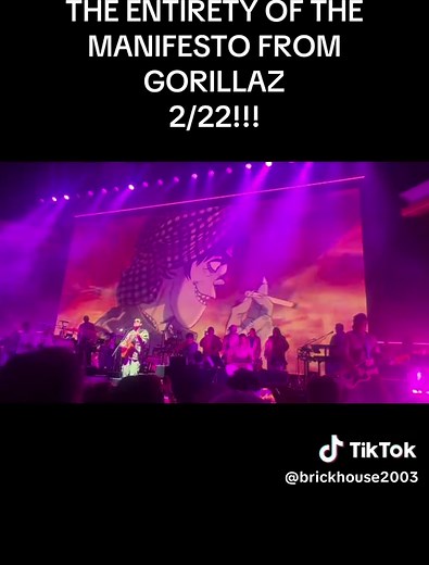 Gorillaz Live Performance at Hollywood Palladium
