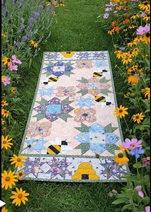Bee Happy Quilted Table Runner Pattern - Etsy