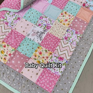 Precut Baby Quilt Kits Beginner: Beginner Diy Sewing Project - Etsy UK
