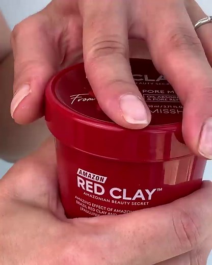 5.9K views · 28 reactions | Missha Amazon Red Clay Pore mask for...