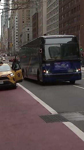America's slowest buses? These cameras can dole out tickets for #bus lane violations#shorts #nyc