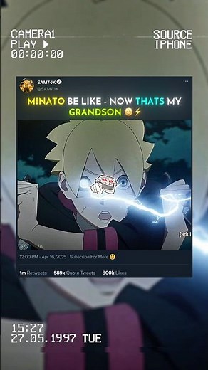 THE MOMENT WHEN BORUTO ACCIDENTALLY ACTIVATE JOUGAN 😲🥶