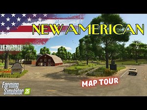 "NEW AMERICAN" FS25 Map Tour | Farming Simulator 25 | PS5