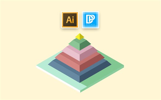 【AI教程】5分钟学会制作金字塔图形 DailyPixel