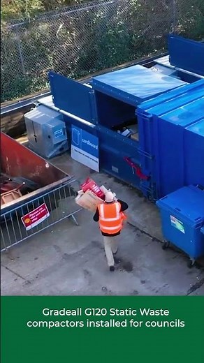 Static Waste Compactors | Heavy-Duty Compaction for Commercial and Council Sites | Gradeall