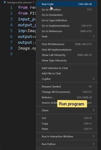 image background remove using python | image bg remove using coding | #coding #python #trpgyan #ai