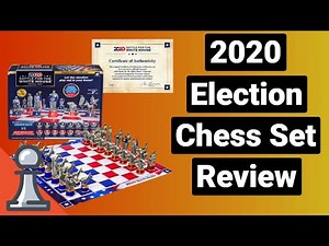 Unboxing 2020 PRESIDENTIAL ELECTION Chess Set and Honest Review