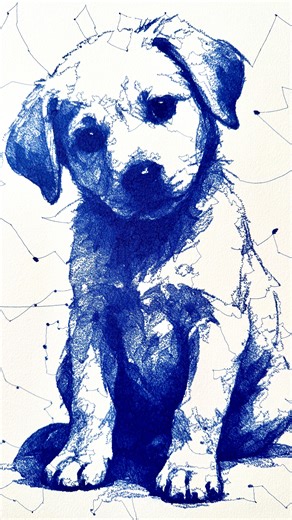 Harkish on Instagram: "#scribi powered by its first 2019 scribble algorithm. Looking at that code almost 7 years later I can’t believe I managed to pull it off. It would probably make the eyes of a professional programmer bleed, but it kind of does what it’s supposed to soooooo… 🥳 #plotterart #plotter #python #art"