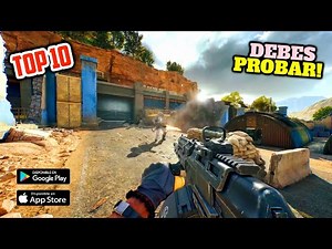 TOP 10 Mejores Juegos De DISPAROS SHOOTER FPS para ANDROID 2025 🔥