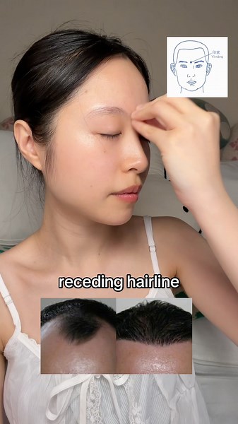Easy daily routine for hair volume, shiny hair, and receding hairline✨
