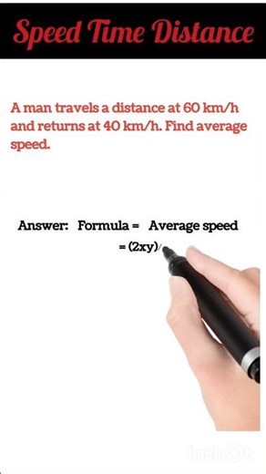 Average speed formula#shortsviral #maths #speeddistancetime #mathformula