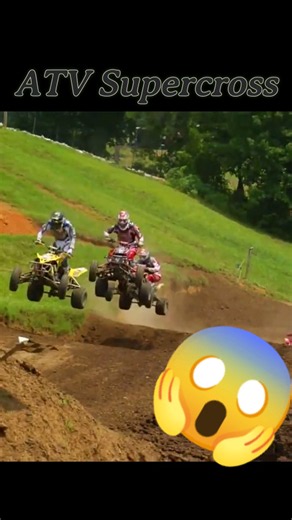 ATV Supercross - Sports quads #quadrace #race #fourwheels #quad #atv #automobile #cuatrimoto #racing