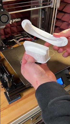 Trying out “snug” support settings in Prusa Slicer. #3d #3dprinting #prusa #prusaslicer