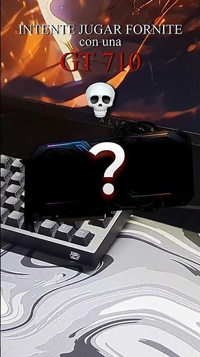 PROBE UNA GRAFICA MAS DE 10 AÑOS #pcgaming #fortnite #gt710 #gamingpc #tecnologia #gaming