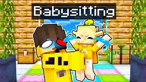 Babysitting DAISY in Minecraft!