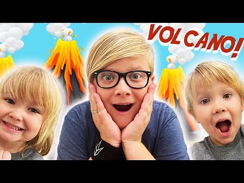 Volcano For Kids National Geographic | Big Eruption | Martin and Rose