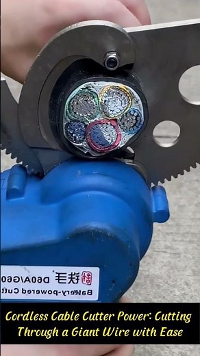 Cordless Cable Cutter Power Cutting Through a Giant Wire with Ease #tool #cablecutter
