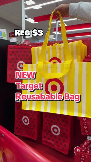 NEW Target cabana style reusable tote bag 😍 this bag is just so perfect for this summer! My reusable bag collection is definitely growing. It is so spacious to fit snacks or swim items. This material is very easy to clean 🧽 and it is just $3 each. Look for them by the registers when checking out. They are available online as well so you can easily add 1 or 2 to your online order ♥️ LINK IN BIO #Targetfanatic #targetstyle #targetmom #targetrun #targetlife #targetfinds #newattarget #targetdeals