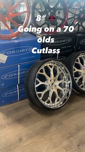 28s forgiato forged rims going on a 70 olds Cutlass | Tires And Wheels For Sale