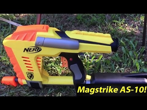 Fully Automatic Nerf Magstrike - The fastest firing Nerf gun ever produced