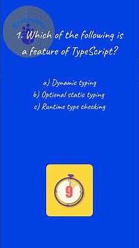 TypeScript Basics MCQ In A Second