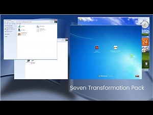 Using Seven Transformation Pack on Microsoft Windows XP