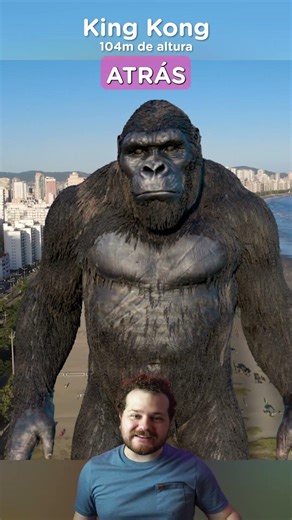 The REAL SIZE of King Kong!! 😱😱