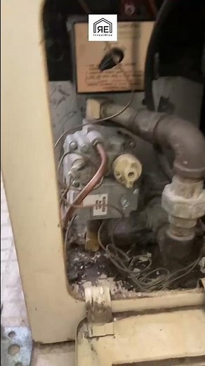 Pilot Light on Old Furnace #shorts #furnace #hvac #heat