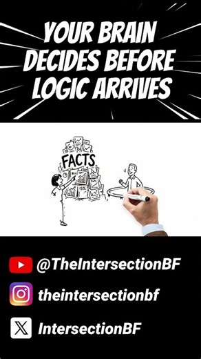 Your Brain Decides Before Logic Arrives