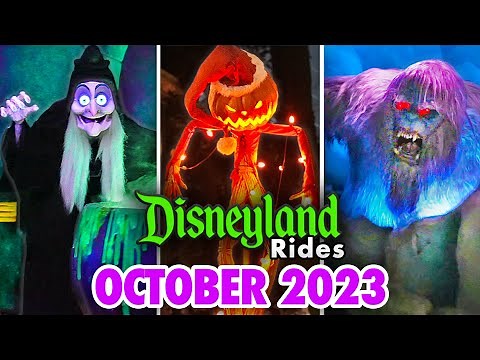 Disneyland Rides - October 2023 POVs [4K 60FPS]