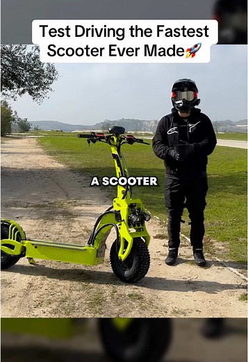 Test Driving the Fastest Electric Scooter Ever Made