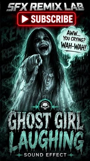 Ghost Girl Laughing Sound Effect | Mocking Ghost SFX