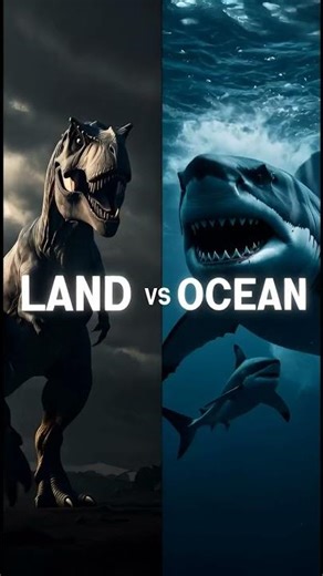 T-Rex vs Megalodon — Strongest Bite EVER?