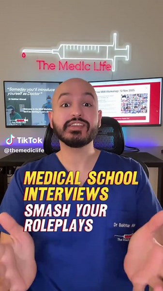 Role play stations at your MMIs! A simple hack is to introduce yourself and you’ll automatically separate yourself from 90% of other candidates! See you for yourself at our FREE MMI workshop on 12th November #Medicine #medicalschoolinterview #roleplaystation #mmi #mmiprep