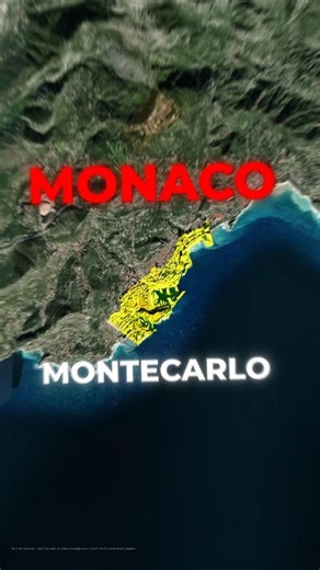 Monaco o Montecarlo? #map #geography #monaco