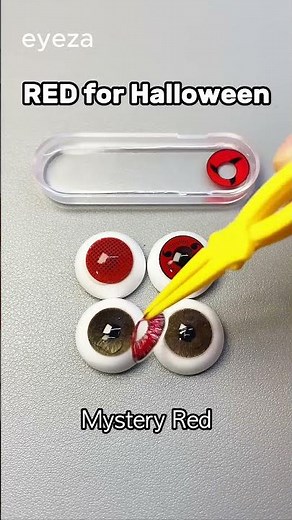 Dare to stand out this Halloween?Try our Red Contacts — spooky, bold, and hauntingly beautiful! 🎃🕸️