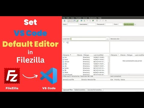 How to Set VS Code as Default Editor in FileZilla [2025] | Quick & Easy Setup Tutorial