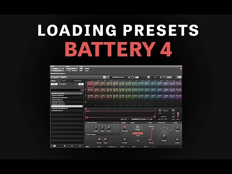 Loading Presets Into Battery 4