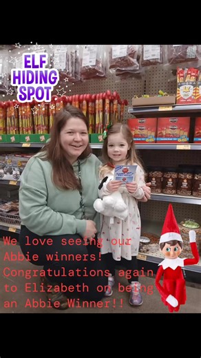 We love seeing our Abbie winners! Congratulations again to Elizabeth on being an Abbie Winner!! | Grocery Outlet