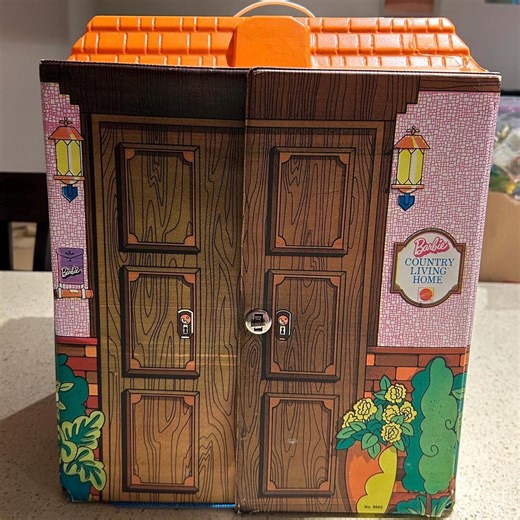 Barbie Country Living Home 1973 Mattel Vintage Fold Out Doll House - Etsy Canada