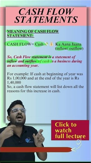CASH FLOW STATEMENTS (CFS) | CLASS-12 ACCOUNTS BOOK 3
