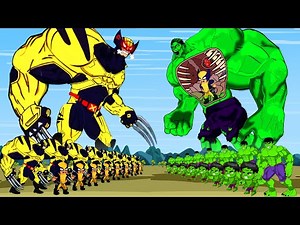 WOLVERINE Vs HULK Fight Scene: Who Is The King Of Super Heroes? | Marvel Studios’ Animation