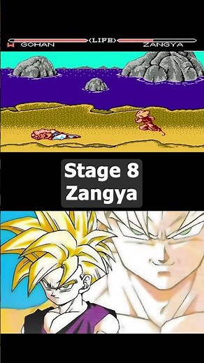 Dragon Ball Z Super Butouden 2 (NES) Stage 8: Zangya