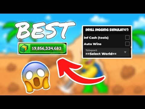 *NEW* Drill Digging Simulator Script 2025 | Roblox