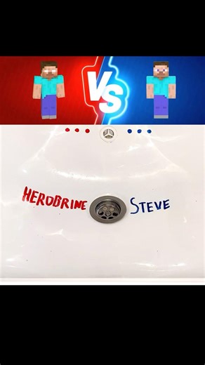 Herobrine VS Steve — Who wins? 🎮 #usa #minecraft